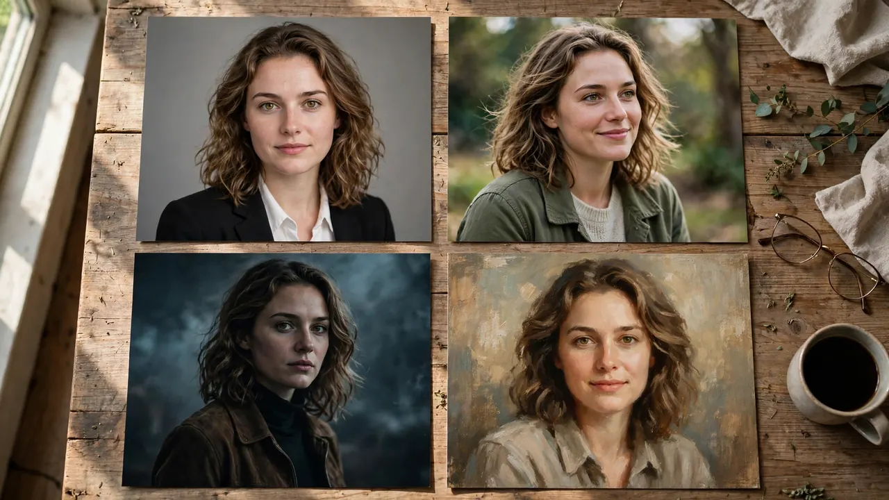 Comparing side by side how different remini ai avatars styles flatter the same face