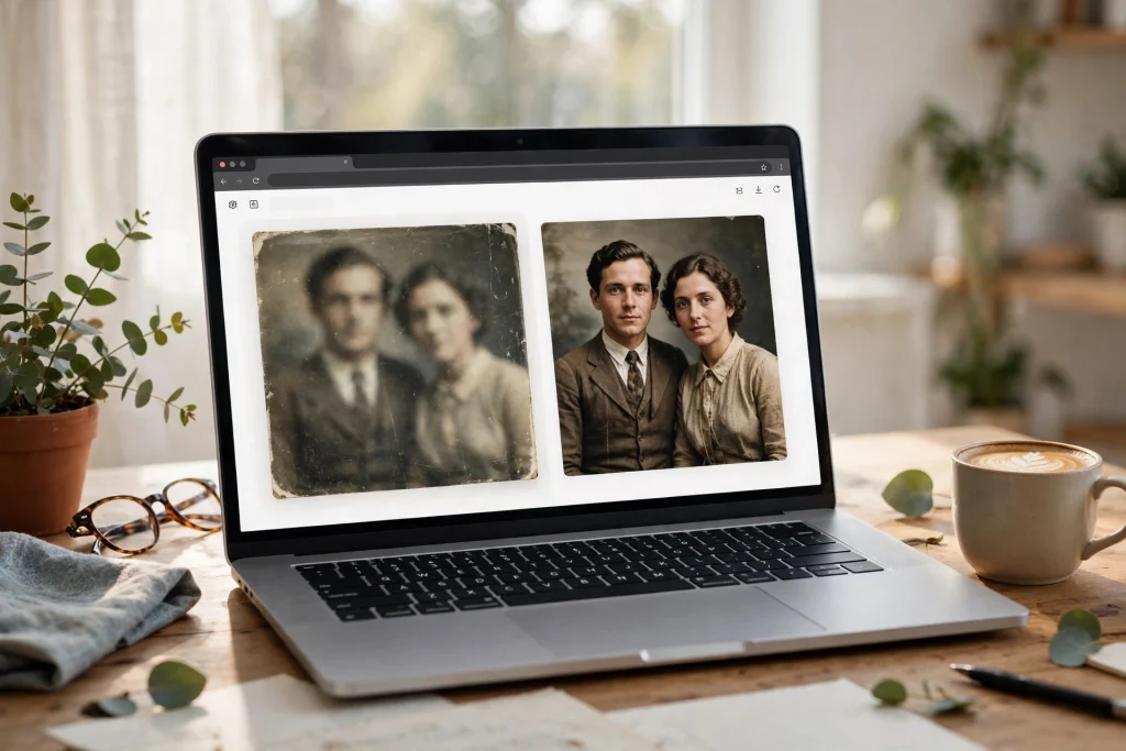 Remini for PC web app in a browser — official way to use remini for pc