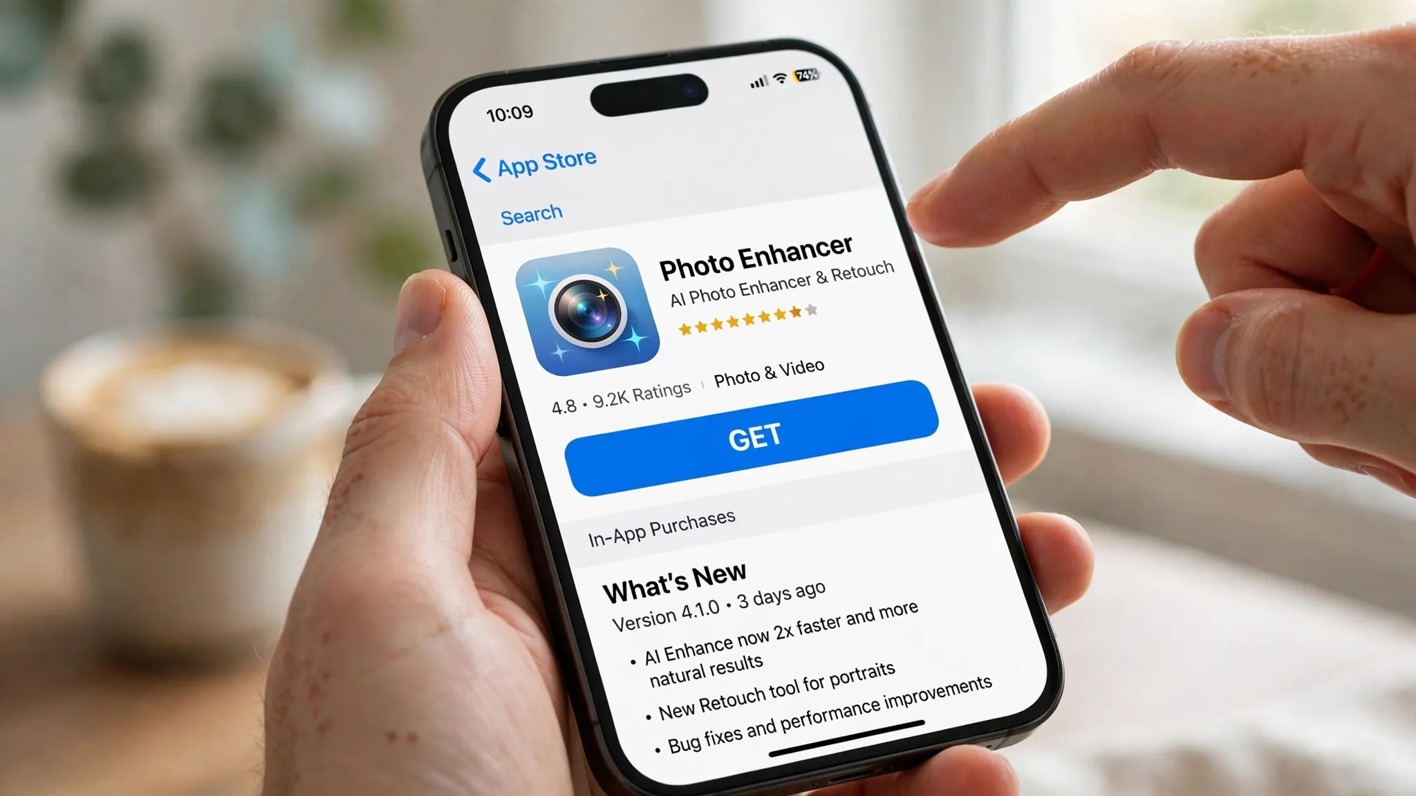 Downloading official Remini app on iPhone — remini mod apk for ios safe alternative