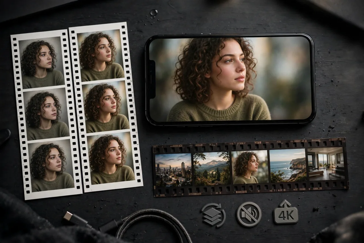Premium features unlocked in Remini Mod APK — batch processing, video enhancer, and AI filters collage