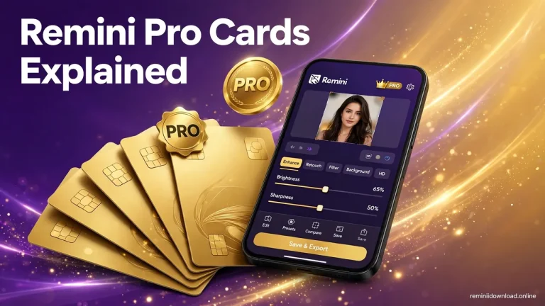 Remini Pro Cards explained — what they are and how they work