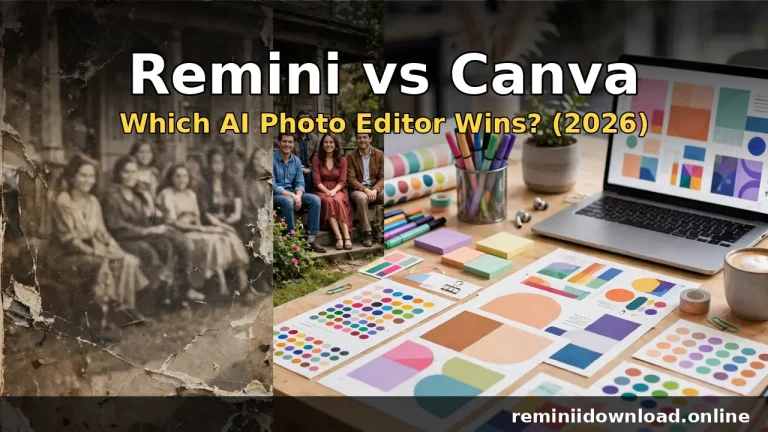 Remini vs Canva comparison — which AI photo editor wins in 2026