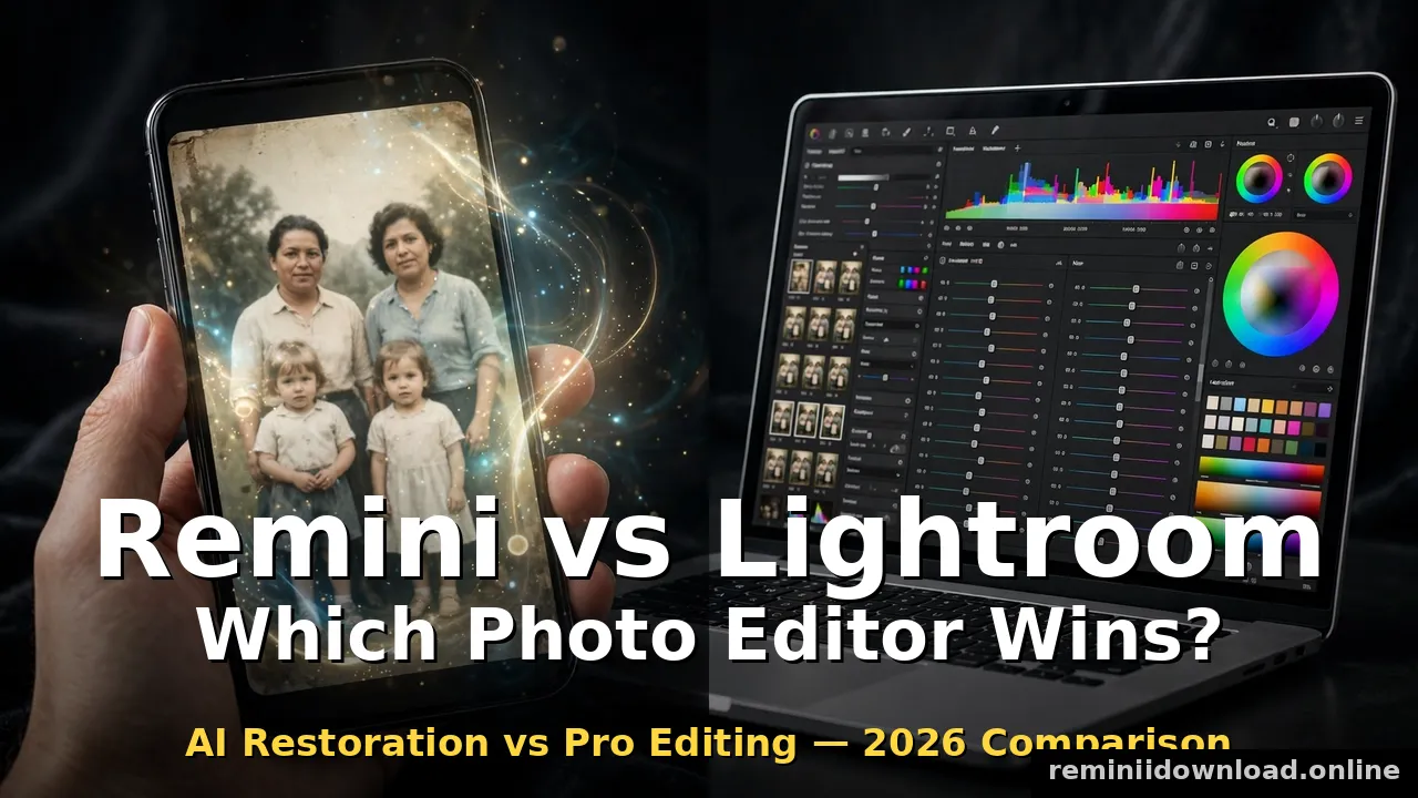 Remini vs Lightroom: Which Photo Editor Is Best? (2026)