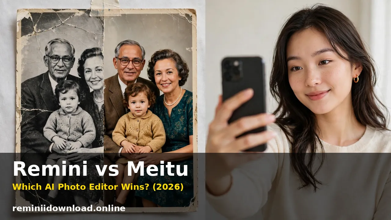 Remini vs Meitu comparison
