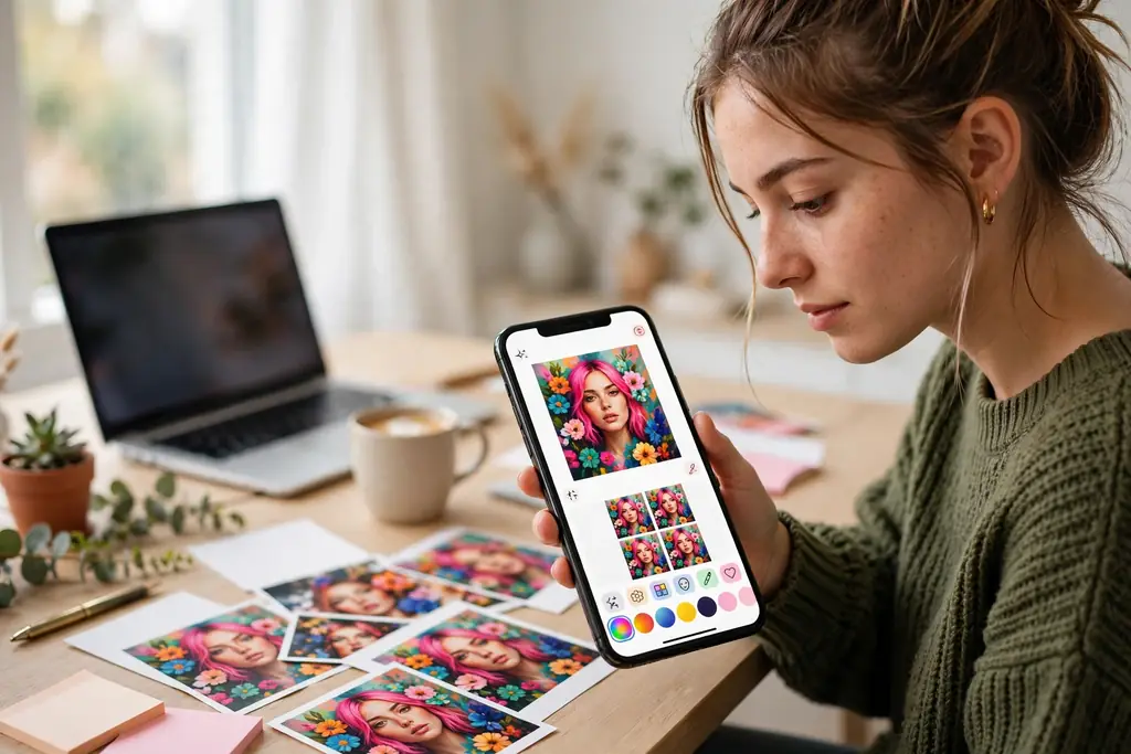 Creative photo editing with filters and stickers — remini vs picsart comparison