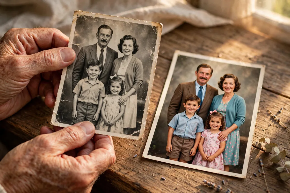 Remini vs Polish old photo restoration comparison