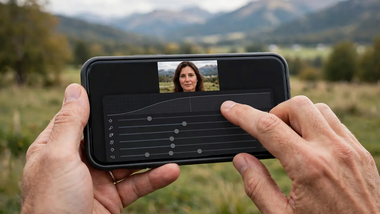 Remini vs Snapseed: manual editing tools in the Snapseed app
