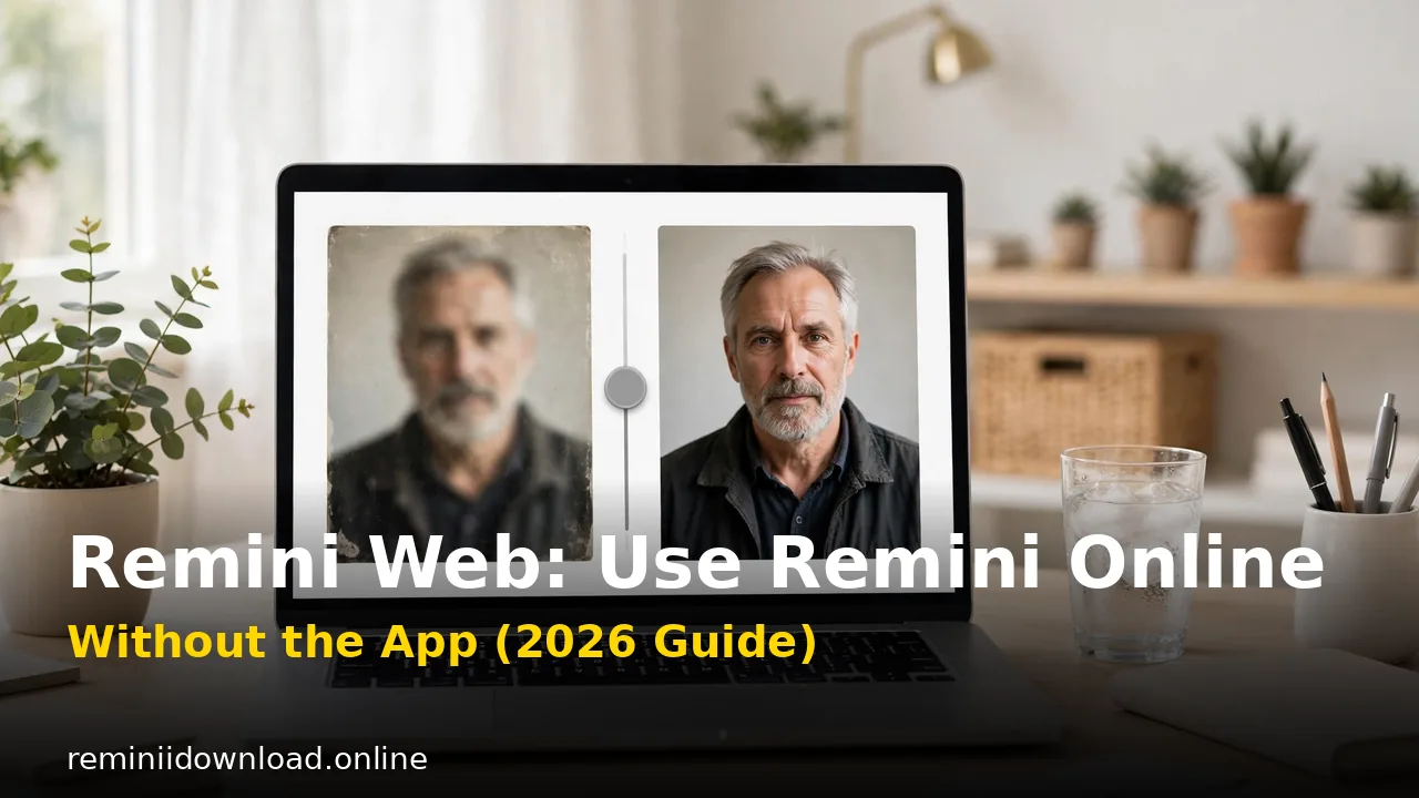Remini Web: use Remini online without the app